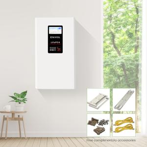 Quality 48V 10kWh LiFePO4 Solar Battery Black Acrylic Sheet 7-Inch Touchable Screen wholesale