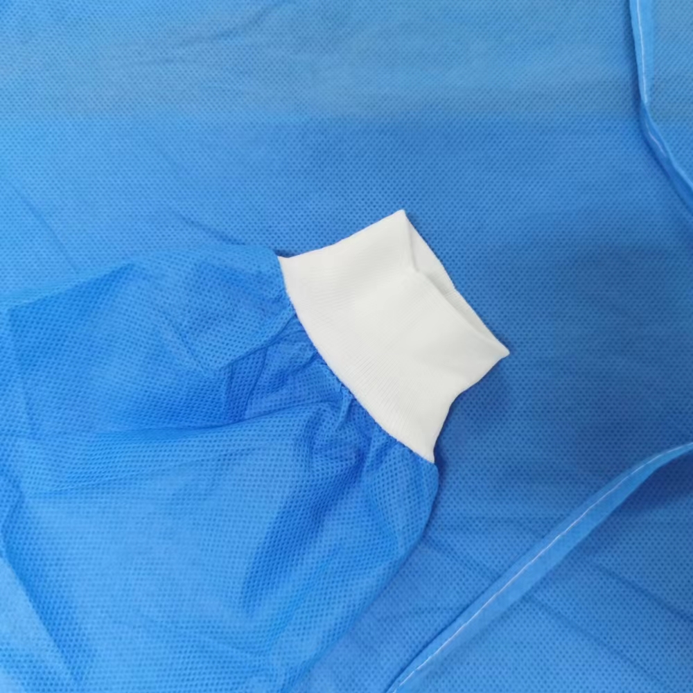 45gsm Sterile SMS Medical Surgical Gown For Dental Hospital Operation Protective