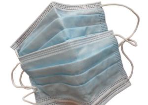 Quality Civilian Disposable Dust Masks , 3 Ply Disposable Mouth Mask Non Toxic wholesale