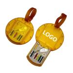Plastic Promotional Round Luggage Tap Sewing Box Logo Customized