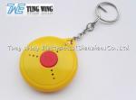 ABS , metal Round Shaped Music Keychain , cute music box keychain