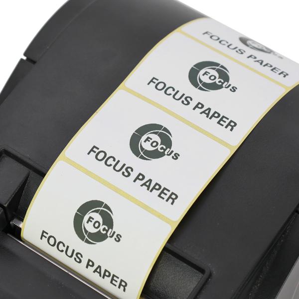 BPA FREE Glassine Thermal Label Paper Roll Direct Self Adhesive Oil Proof