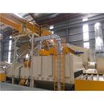 Steel Structural Roller Conveyor Shot Blasting Machine 1.0M/Min