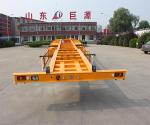 Design 3-Axle 40ft Skeleton Chassis Semi Truck Trailer for Container Transport