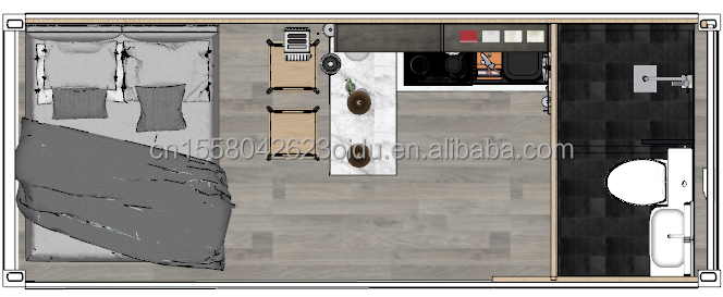 Office Building Removable Foldable Container House for Living and Office Prefab