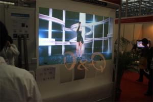 Quality Holographic Projection Film Display For Advertising Window TV Spectaculars celebrity keynote addresses and fashion show wholesale