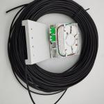 LC/APC Pre Connectorized Fiber Termination Boxes 4 Fibers 10-100M Wall Outlet
