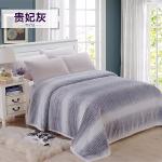 Luxury Solid Color Flannel Bed Blanket , Thick Reversible Flannel Blank Anti -