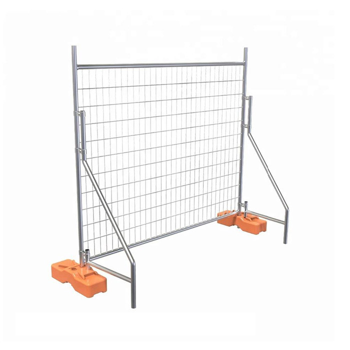 Welded pipe metal Galvanized Steel Temporary Fence
