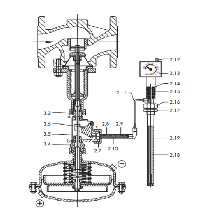 Durable Temperature Control Regulator Alloy / Steel Material Electric Supply