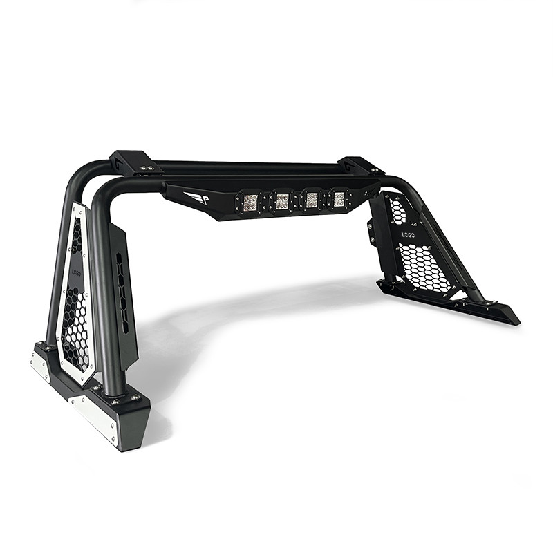 Pickup Truck Roll Bar For Isuzu D-MAX With 4 Led Lights