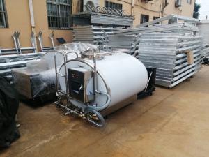 Quality Fresh 1000 Liter Milk Cooling Tank 304 Stainless Steel wholesale