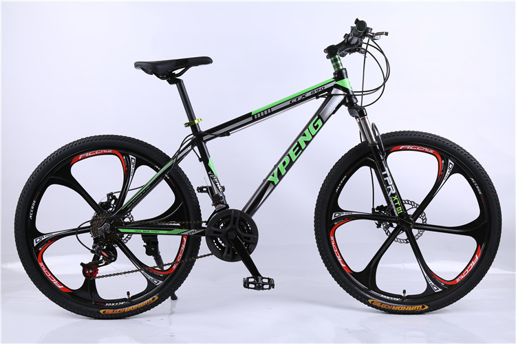 Made in China OEM 26 size disc brake Shimano 6061 aluminium alloy MTB with mag alloy 6 spoke wheel