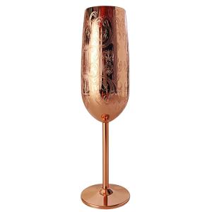 Quality Etching Metal Stainless Steel Champagne Flutes 200ML For Wedding wholesale