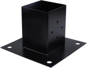 Quality 6*6 Coated Post Anchor for Wood Post Support and Square Plate Post Bracket Equipment wholesale