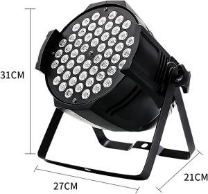 Quality IP33 LED Par Light 54pcs 3W RGBW Stage Zoom Wash Moving Head For DJ Bar Club wholesale