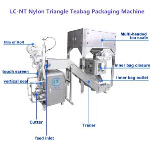 Quality Nylon Triangle Rose Flower Teabag Packaging Machine Tea Sachet Packing Machine wholesale