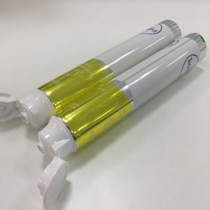 Quality D35 * 149.2mm 130g Aluminum Packaging Tubes , Toothpaste Tube With Silver Web wholesale