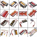Lightweight RC Toy Accessories XT60 / XT90 / XT30 Lipo Battery Parallel Charging