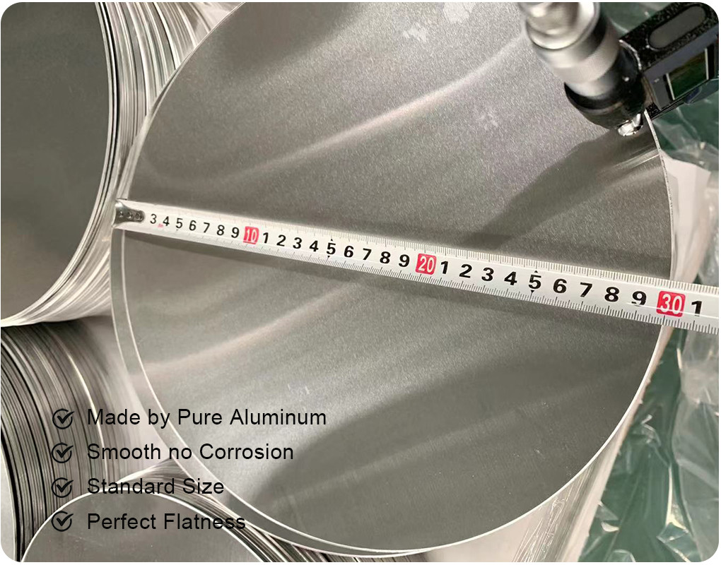 1060 3003 3005 3105 Polish Round Disc Aluminium Circle Aluminum Disc For Cookwares