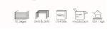 Transparent Color Plastic With Metal Material Mini Stapler For 24/6 26/6 Staples