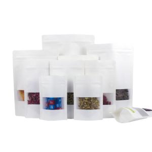 Quality food packaging bag resealable standup k write kraft paper bag wholesale