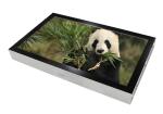 Ultra narrow Frame Outdoor Advertising Kiosk 55 Inch Quickly Dissipate Heat
