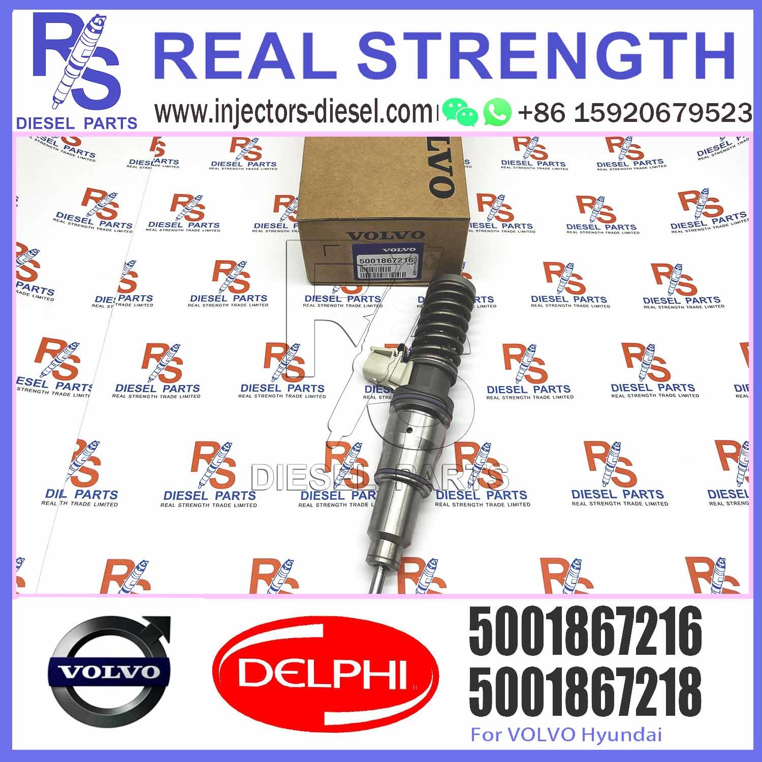 Diesel Fuel Injector 21644596 5001867216 7420708597 7421582094 7421644596 E3.18 for V-O-L-V RENAULT 11LTR EURO3 HI