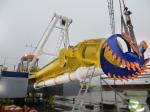 24 Inch 25m Submersible Gold Dredge 30m Length Old Dredge