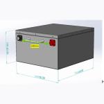 Custom Lithium 72V 50Ah LiFePO4 Battery For Auto Rickshaw Electric Motorbike