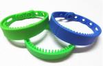 Hospital RFID Access Control Wristbands Length Adjustable UHF Silicone Bracelet
