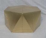 Retro Industrial Office Furniture Vintage Table Hexagon Aviator Aluminum Coffee