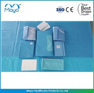 Quality Blue Knee Arthroscopy Drape Extremity Drape OEM Sterile Drape wholesale