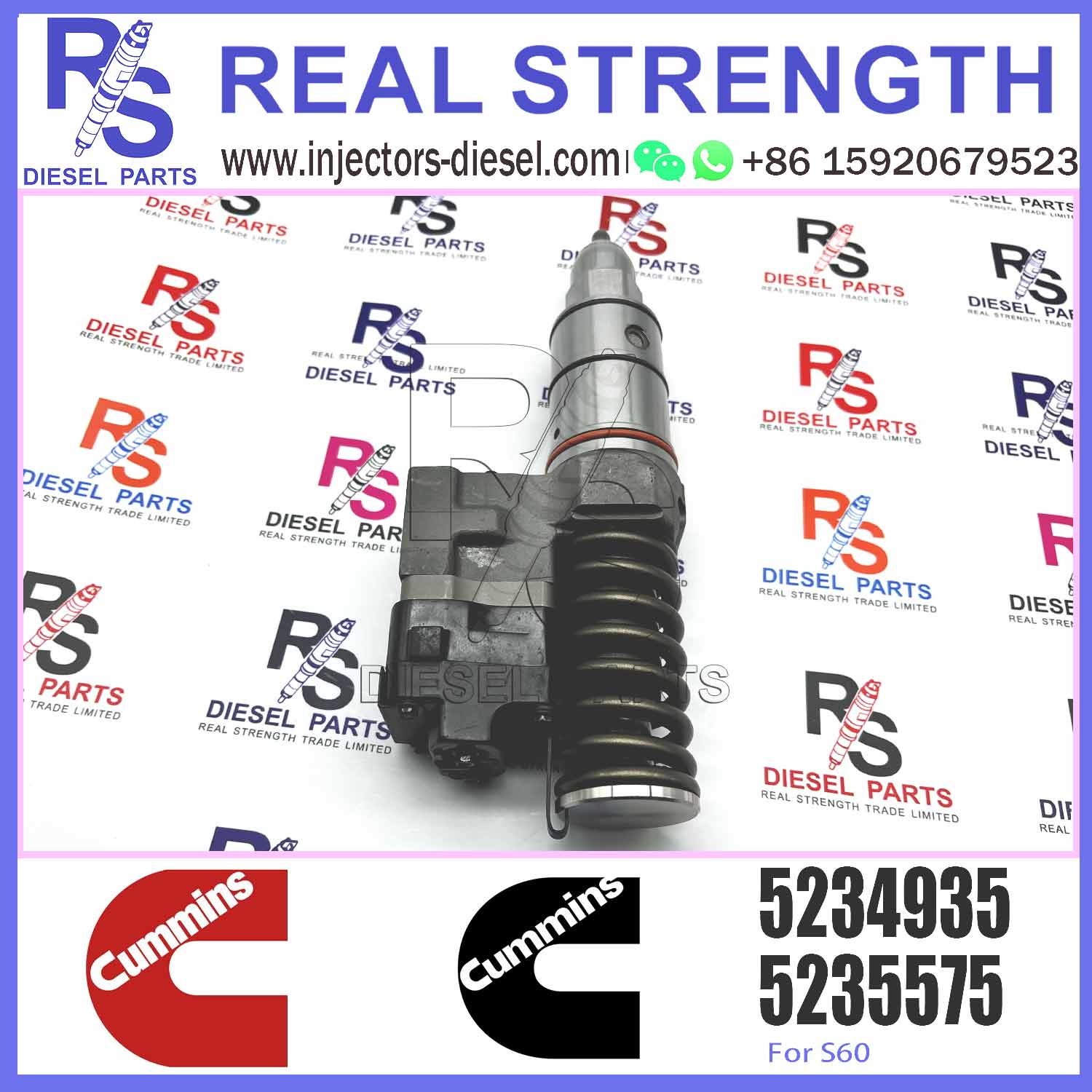 D-etroit 12.7L SERIES 60 N2 Common Rail Diesel Fuel Injector 5234935 5235605 5237045 5237821 5237820 R5236952 R5236347 R