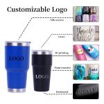 Unbreakable Eco Friendly BPA Free 30 Oz Vacuum Insulated Tumbler Skinny Double