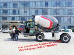 4x2 Mobile Diesel Self Loading 4m3 Concrete Mixer Truck