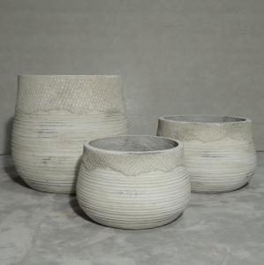 Quality Indoor Outdoor Garden GRC Planter Pots Durable And Versatile For Flower / Green Plant wholesale