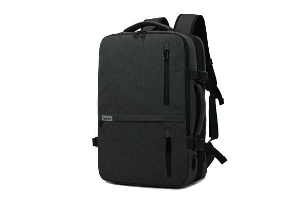 Cheap Black Business Men'S Executive Backpack With Zipper Closure for sale