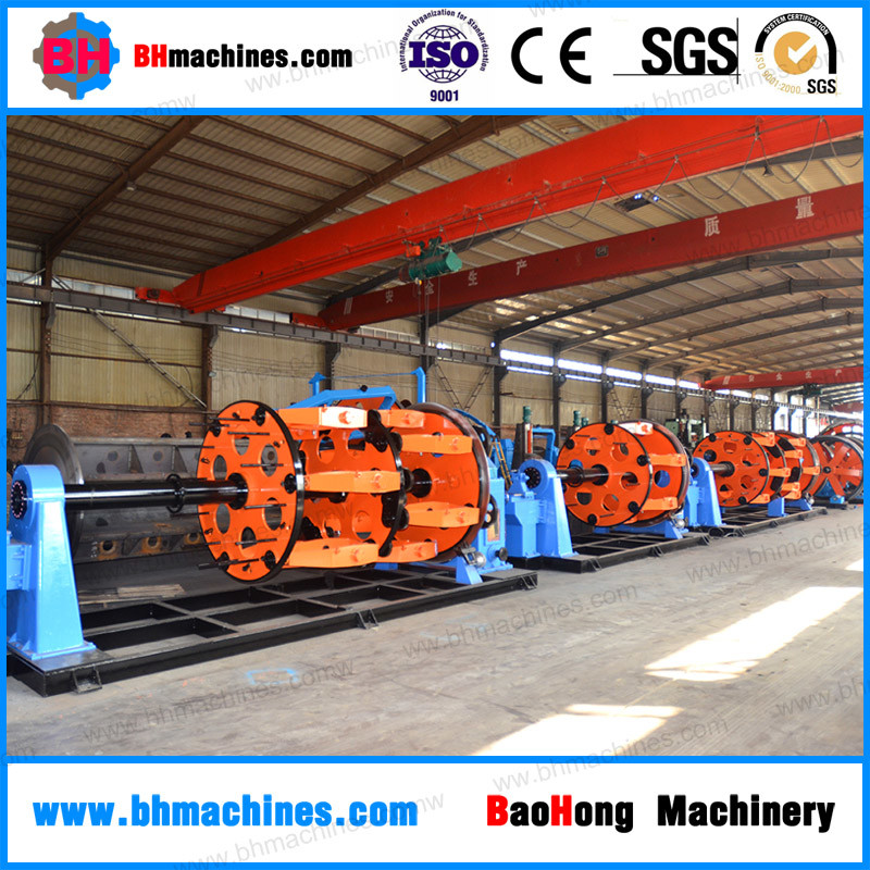 Cable Conductor Machinery automatic cradle type stranding machine with Planetary Gear Back-twist Device