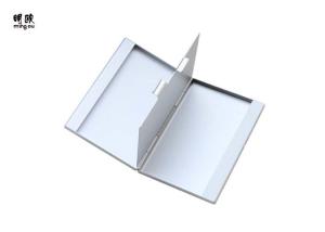 Quality Personalized Double Sided Business Card Holder Case Laser Engraved Logo wholesale