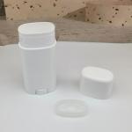 15ml 40ml 50ml 75ml PP Oval Portable Empty Container For Body Lip Balm