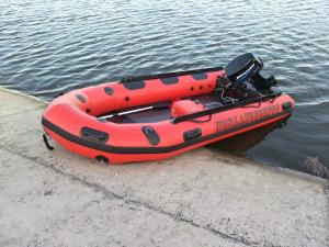 Quality Fast Inflation Red Color Water Rescue Boats 3.8 Meter For Fire Station wholesale