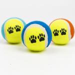 2pk squeaky dog tennis balls