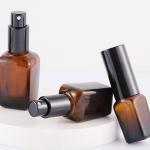 Glass Square Spray Oil Pump Bottles 10ml To 100ml
