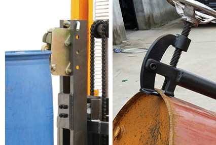 350kg Manual Oil Drum Lifter Stacker Ergonomic Design