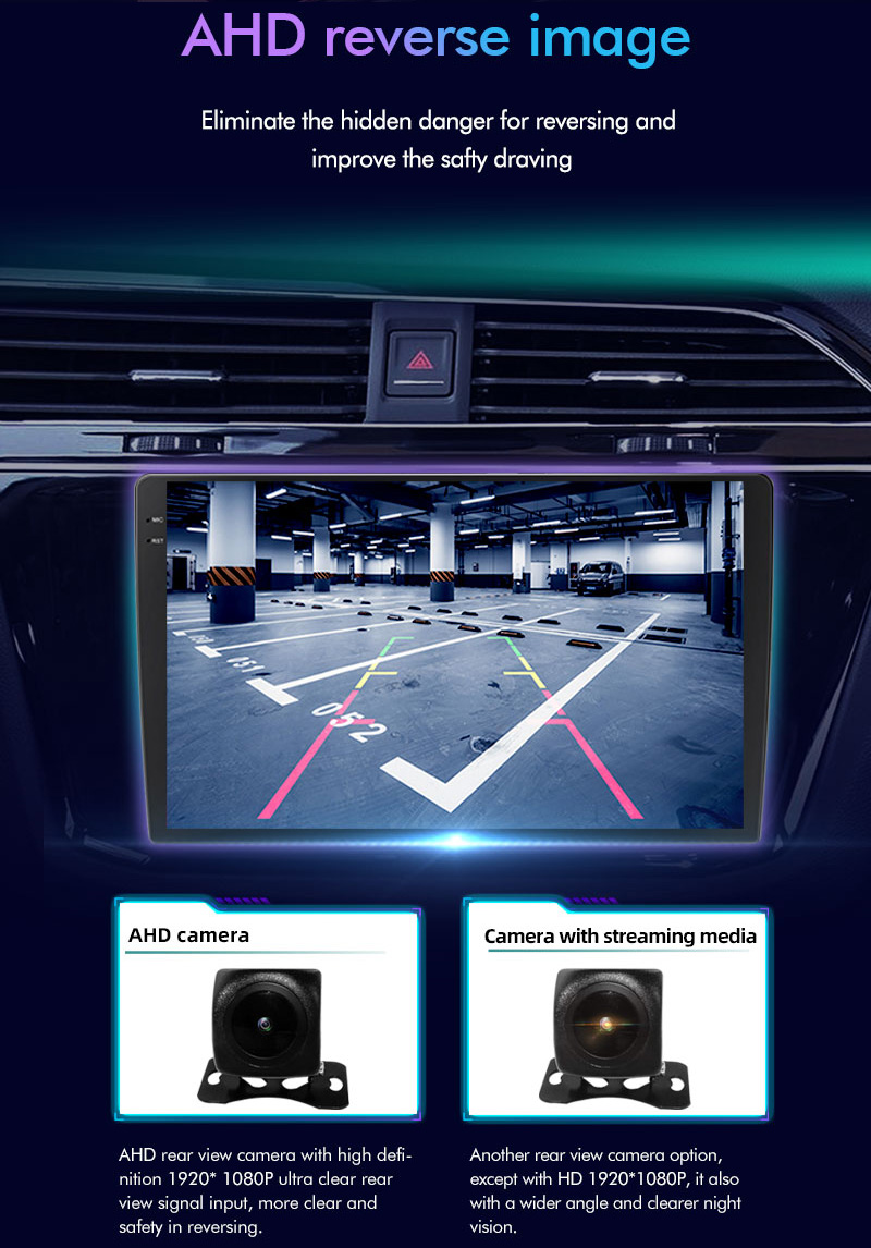 Wireless Carplay and Android Auto 10" Car Android Player Octa Core CPU 2 32GB/4 64GB