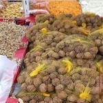 Supermarket Plastic Net Packaging Bags Standard Mesh Sizes Fruit Vegetables