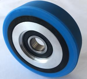 Quality Step chain roller; 100x25, PA+steel Hub roller, with Bearing 6204, Pin 20 wholesale
