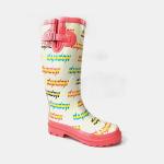 ISO9001 Size 6 Women'S Rain Boots , Printable Original Tall Waterproof Rain Boot