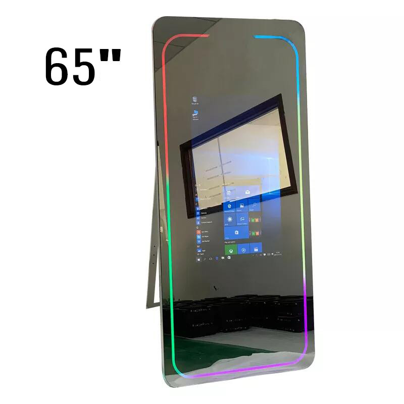 Wedding Magic Mirror Photobooth Selfie Machine Metal with LED light